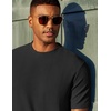 image:imageCOOFANDY Mens T Shirts Short Sleeve Casual Crewneck Pullover TeesBlack