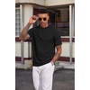 image:imageCOOFANDY Mens T Shirts Short Sleeve Casual Crewneck Pullover TeesBlack