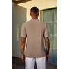 image:imageCOOFANDY Mens T Shirts Short Sleeve Casual Crewneck Pullover TeesKhaki