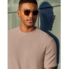 image:imageCOOFANDY Mens T Shirts Short Sleeve Casual Crewneck Pullover TeesKhaki