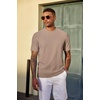 image:imageCOOFANDY Mens T Shirts Short Sleeve Casual Crewneck Pullover TeesKhaki