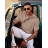image:imageCOOFANDY Mens T Shirts Short Sleeve Casual Crewneck Pullover TeesKhaki