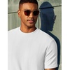 image:imageCOOFANDY Mens T Shirts Short Sleeve Casual Crewneck Pullover TeesWhite
