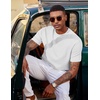 image:imageCOOFANDY Mens T Shirts Short Sleeve Casual Crewneck Pullover TeesWhite