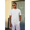 image:imageCOOFANDY Mens T Shirts Short Sleeve Casual Crewneck Pullover TeesWhite
