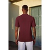 image:imageCOOFANDY Mens T Shirts Short Sleeve Casual Crewneck Pullover TeesWine Red