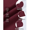 image:imageCOOFANDY Mens T Shirts Short Sleeve Casual Crewneck Pullover TeesWine Red