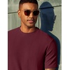 image:imageCOOFANDY Mens T Shirts Short Sleeve Casual Crewneck Pullover TeesWine Red