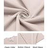 image:imageCOOFANDY Mens TShirts Henley Short Sleeve Cotton Shirts Button Tee TopsKhaki