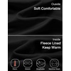 image:imageCOOFANDY Mens Thermal T Shirts Long Sleeve Fleece Lined Tee Casual Soft TopAll Black