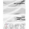 image:imageCOOFANDY Mens Thermal T Shirts Long Sleeve Fleece Lined Tee Casual Soft TopAll White