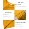 image:imageCOOFANDY Mens Thermal T Shirts Long Sleeve Fleece Lined Tee Casual Soft TopYellow