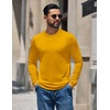 image:imageCOOFANDY Mens Thermal T Shirts Long Sleeve Fleece Lined Tee Casual Soft TopYellow