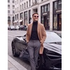 image:imageCOOFANDY Mens Turtleneck Shirts Slim Fit Shirt Tops Lightweight Pullover Basic Sweater Casual Long Sleeve ShirtBlack