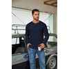 image:imageCOOFANDY Mens Waffle Henley Shirts Long Sleeve Pullover Shirt Casual Knit TShirt Lightweight Basic TeesBlue Violet