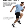 image:imageCOOFANDY Mens Workout TShirts 3 Pack Quick Dry Athletic TShirtsZdeep GreyYellowBlue3 Pack