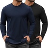 (2 Pack) Black+dark Blue