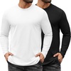 (2 Pack) Black+white