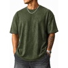 image:imageCOOFANDY Mens Oversized T Shirt Loose Fit Vintage Washed Tee Casual Streetwear Unisex Short Sleeve Heavy Cotton TopArmy Green