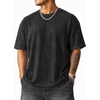 image:imageCOOFANDY Mens Oversized T Shirt Loose Fit Vintage Washed Tee Casual Streetwear Unisex Short Sleeve Heavy Cotton TopBlack