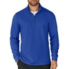 image:imageCOOFANDY Mens Quarter Zip Up Pullover Lightweight Mock Neck SweatshirtBlue