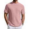 image:imageCOOFANDY Mens T Shirts Short Sleeve Casual Crewneck Pullover TeesPink