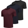 A-black/Midnight Blue/Wine Red-3 Pack
