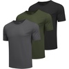Z-black/Army Green/Deep Grey-3 Pack