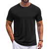 image:imageCOOFANDY Mens T Shirt Short Sleeve Casual TShirts Crew Neck Basic Tee ShirtsBlack