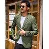 image:imageCOOFANDY Mens Blazer Casual Sport Coats Regular Fit Lightweight Suit JacketDark Green