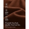 image:imageCOOFANDY Mens Pea Coat Slim Fit Winter Overcoat Mid Length Trench CoatBrown