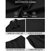 image:imageCOOFANDY Mens 2 Piece Outfit Summer Shorts Sets Short Sleeve Cotton ShirtsBlack