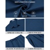 image:imageCOOFANDY Mens 2 Piece Outfit Summer Shorts Sets Short Sleeve Cotton ShirtsBlue