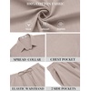 image:imageCOOFANDY Mens 2 Piece Outfit Summer Shorts Sets Short Sleeve Cotton ShirtsChampagne Beige
