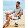 image:imageCOOFANDY Mens Casual Button Down Shirt Short Sleeve Summer Beach ShirtsSage Green