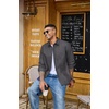 image:imageCOOFANDY Mens Denim Shirt Jacket Casual Long Sleeve Button Down Jean ShirtsDark Grey