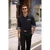image:imageCOOFANDY Mens Dress Shirts Long Sleeve Untucked Button Down ShirtsBlack