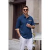 image:imageCOOFANDY Mens Dress Shirts Long Sleeve Untucked Button Down ShirtsBlue