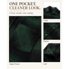 image:imageCOOFANDY Mens Flannel Shirts Long Sleeve Plaid Button Down Shirt JacketsGreen Black Plaid