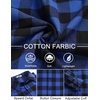 image:imageCOOFANDY Mens Flannel Shirts Long Sleeve Plaid Button Down Shirts CasualBlue Checkered