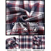 image:imageCOOFANDY Mens Flannel Shirts Long Sleeve Plaid Button Down Shirts CasualBlueRed