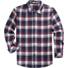 image:imageCOOFANDY Mens Flannel Shirts Long Sleeve Plaid Button Down Shirts CasualBlueRed
