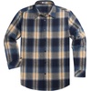 image:imageCOOFANDY Mens Flannel Shirts Long Sleeve Plaid Button Down Shirts CasualKhakiBlue