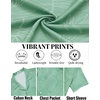 image:imageCOOFANDY Mens Hawaiian Shirt Short Sleeve Tropical Button Up Vacation Beach ShirtLight Green  Palm Tree