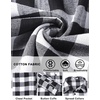 image:imageCOOFANDY Mens Lightweight Flannel Shirt Long Sleeve Plaid Shirt with PocketBlack