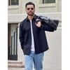 image:imageCOOFANDY Mens Long Sleeve Denim Shirts Jacket Casual Button Down Jean ShirtNavy Blue