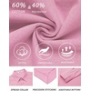 image:imageCOOFANDY Mens Oxford Shirt Cotton Long Sleeve RegularFit Dress Shirt Wrinkle Free Casual Button Down ShirtsLight Pink