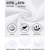 image:imageCOOFANDY Mens Oxford Shirt Cotton Long Sleeve RegularFit Dress Shirt Wrinkle Free Casual Button Down ShirtsWhite