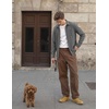 image:imageCOOFANDY Mens Waffle Shirt Jacket Casual Overshirt Long Sleeve Lightweight Textured Shacket with PocketGray