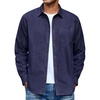 image:imageCOOFANDY Mens Denim Shirt Jacket Casual Long Sleeve Button Down Jean ShirtsRaw Denim
